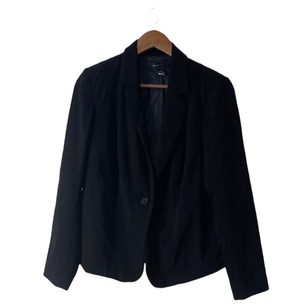 Lane Bryant Black Blazer Work Office Career Lightweight Womens Size 14